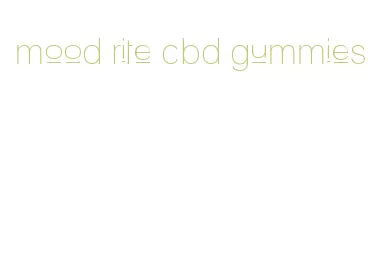 mood rite cbd gummies