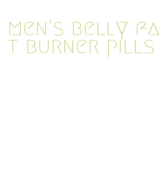 men's belly fat burner pills