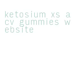 ketosium xs acv gummies website