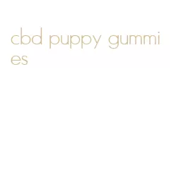 cbd puppy gummies