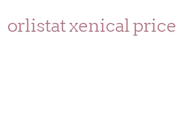 orlistat xenical price