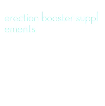 erection booster supplements