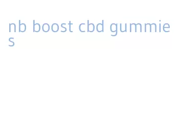 nb boost cbd gummies