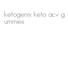 ketogenix keto acv gummies