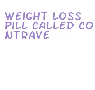 weight loss pill called contrave