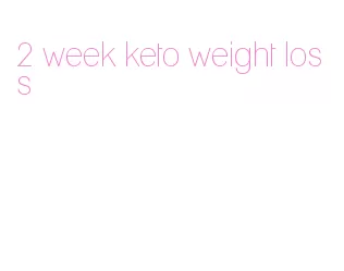 2 week keto weight loss