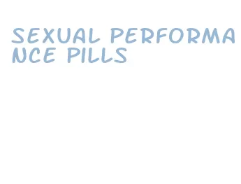 sexual performance pills