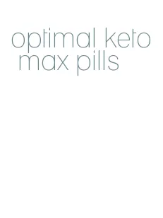 optimal keto max pills