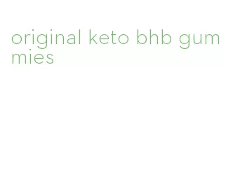 original keto bhb gummies