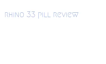 rhino 33 pill review