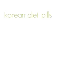 korean diet pills