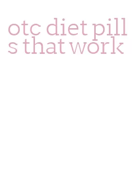 otc diet pills that work