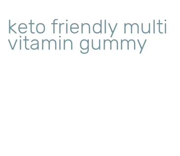 keto friendly multivitamin gummy