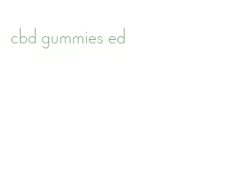 cbd gummies ed