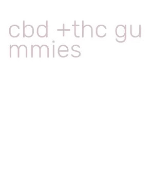 cbd +thc gummies