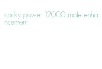 cocky power 12000 male enhancement