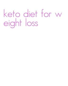 keto diet for weight loss