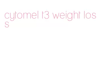 cytomel t3 weight loss