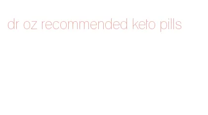 dr oz recommended keto pills