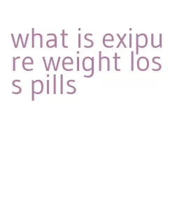 what is exipure weight loss pills