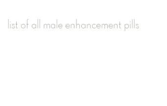 list of all male enhancement pills