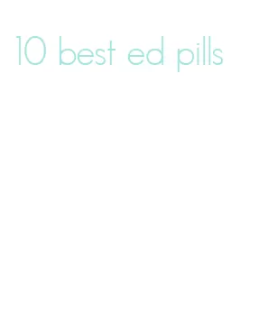 10 best ed pills