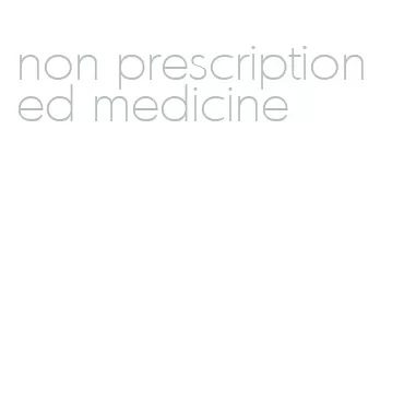 non prescription ed medicine