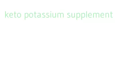 keto potassium supplement