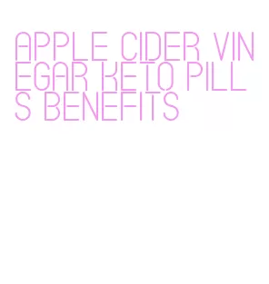 apple cider vinegar keto pills benefits