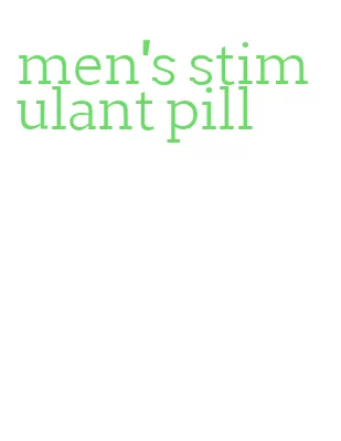 men's stimulant pill