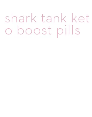 shark tank keto boost pills