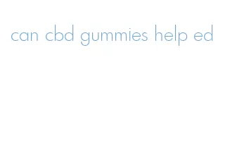 can cbd gummies help ed