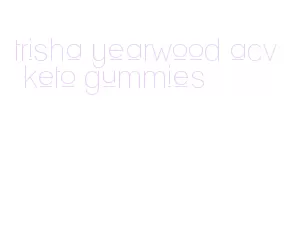 trisha yearwood acv keto gummies