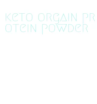 keto orgain protein powder