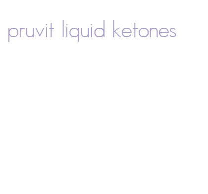 pruvit liquid ketones