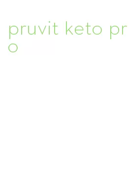 pruvit keto pro