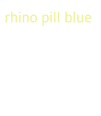 rhino pill blue