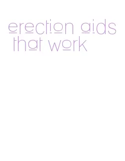 erection aids that work
