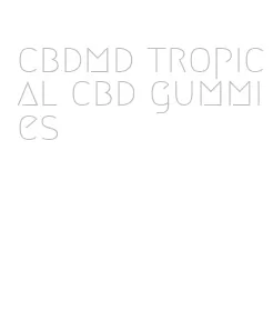 cbdmd tropical cbd gummies