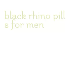 black rhino pills for men