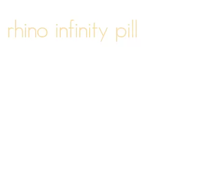 rhino infinity pill