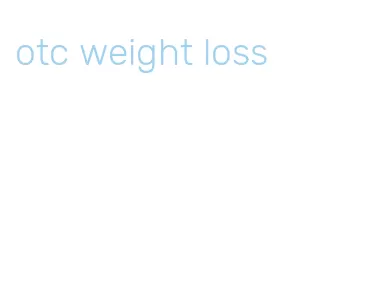 otc weight loss