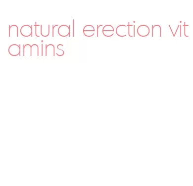 natural erection vitamins