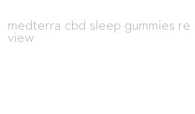 medterra cbd sleep gummies review