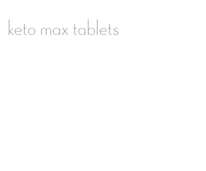 keto max tablets