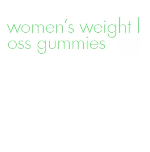 women's weight loss gummies