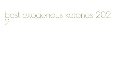 best exogenous ketones 2022