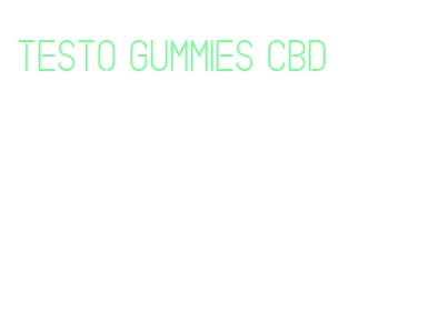 testo gummies cbd