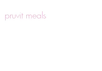 pruvit meals