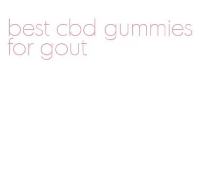 best cbd gummies for gout